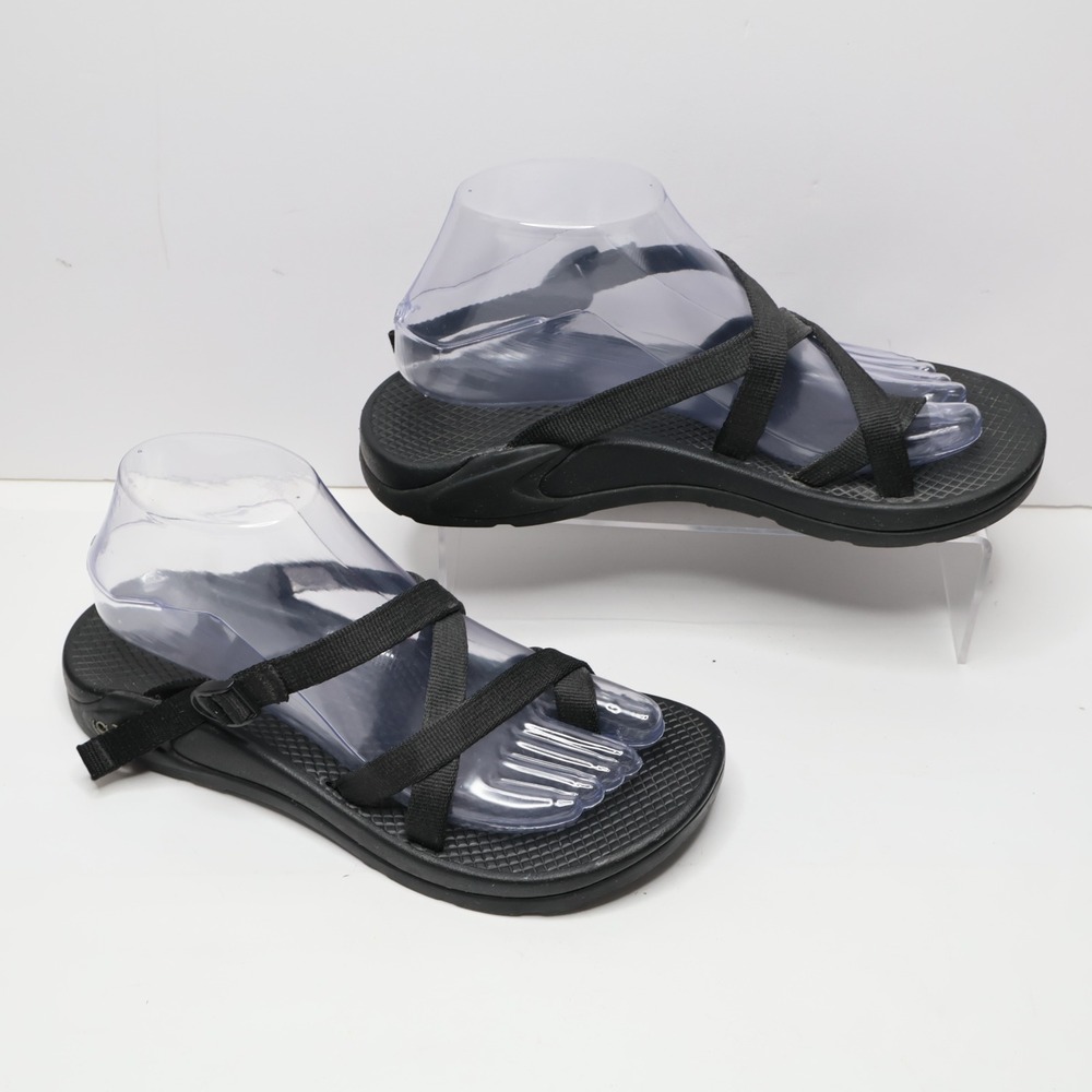 Chaco Black Sport Sandals with Adjustable Straps